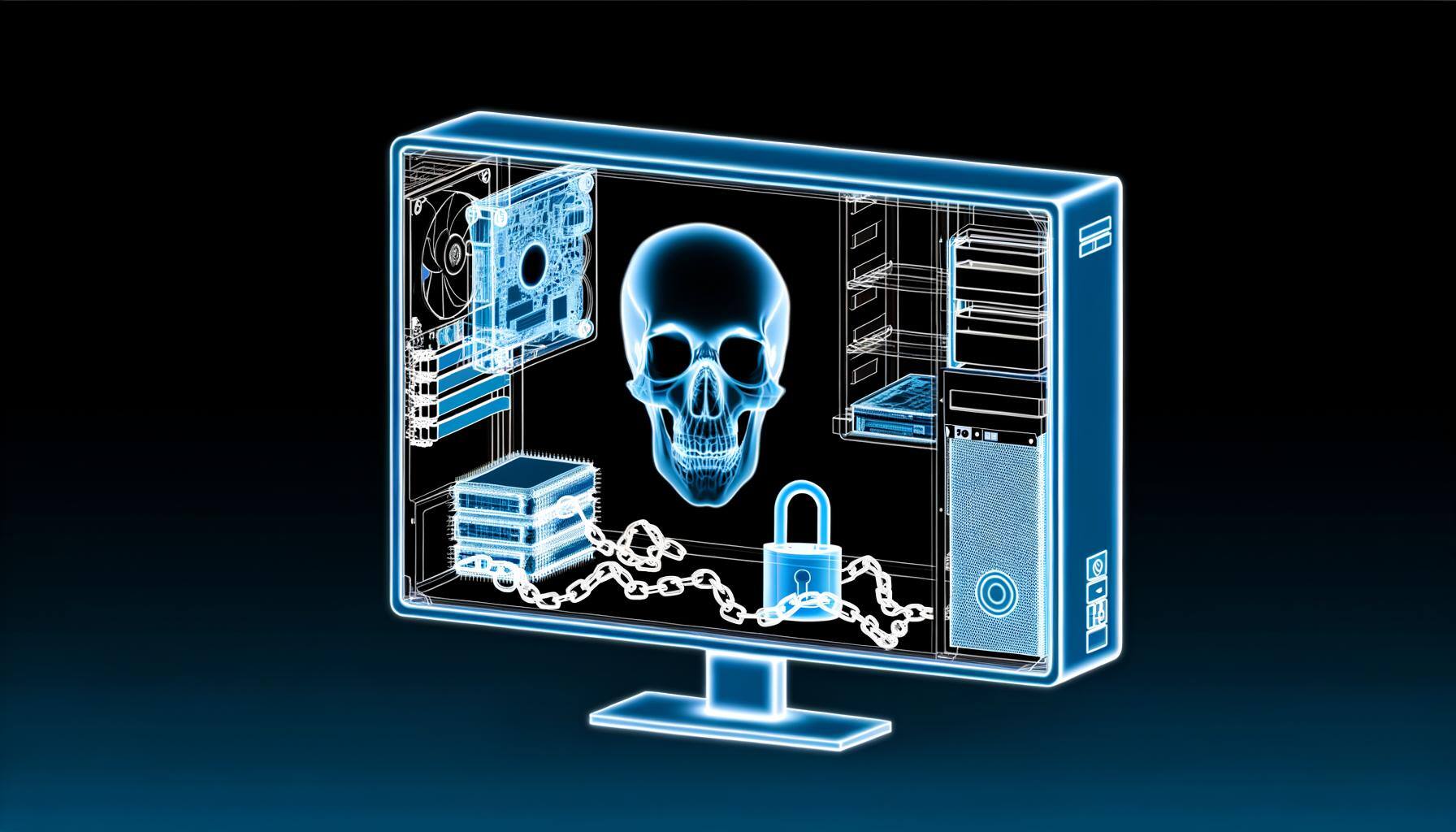 Xray image ransomware