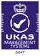 UKAS  white on purple